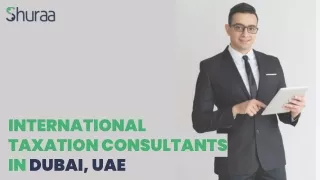 International Taxation Consultants in Dubai, UAE