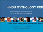 HINDU MYTHOLOGY PRIMER