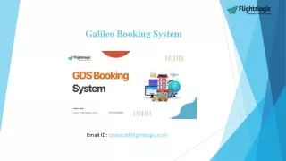 Galileo Booking System
