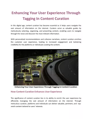 Enhancing Your User Experience Through Tagging In Content Curation