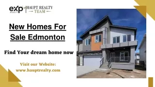 New Homes For Sale Edmonton