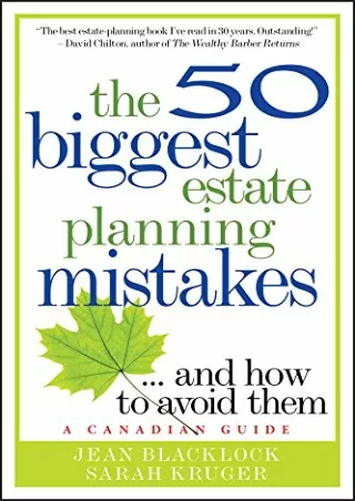 Full DOWNLOAD The 50 Biggest Estate Planning Mistakes...and How to Avoid Them