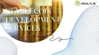 Stablecoin Development Services