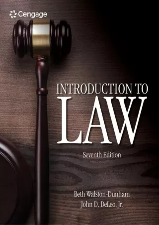 get [PDF] Download Introduction to Law