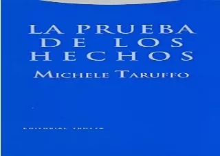 Download La prueba de los hechos (Derecho) (Spanish Edition) Free