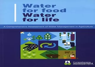 (PDF) Water for Food Water for Life: A Comprehensive Assessment of Water Managem