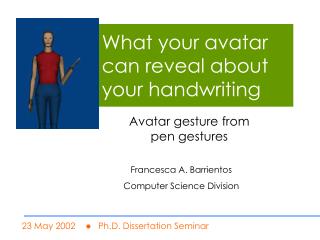 What your avatar can reveal about your handwriting