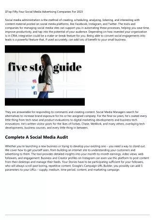 So You've Bought social media managing ... Now What?