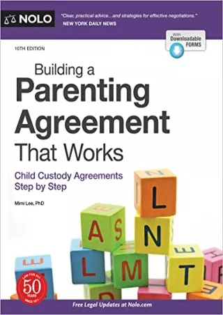 Download Book [PDF] Building a Parenting Agreement That Works: Child Custody Agreements Step by Step