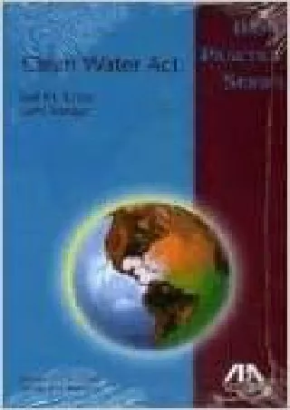 Read ebook [PDF] Clean Water Act: Basic Practice Series