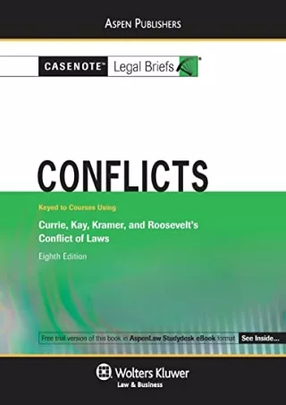 PDF/READ Conflicts: Keyed to Courses Using Currie, Kay, Kramer, and Roosevelt's 8e