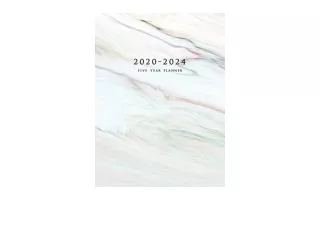 Kindle online PDF 2020 2024 Five Year Planner Large 60 Month Schedule Organizer