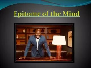 Epitome of the Mind PPT