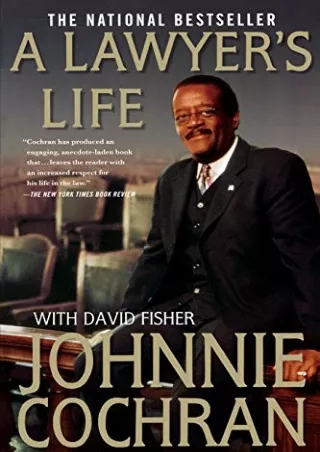 PDF KINDLE DOWNLOAD A Lawyer's Life bestseller