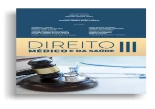 (PDF) DIREITO MÉDICO E DA SAÚDE III (Portuguese Edition) Ipad