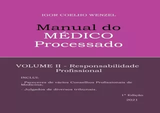 [PDF] Manual do Médico Processado: Volume II - Responsabilidade Profissional (Po