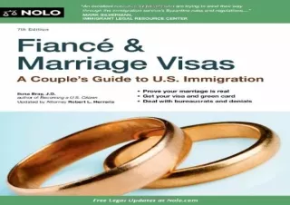 PDF Fiance and Marriage Visas: A Couple's Guide to US Immigration Android