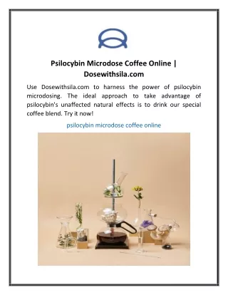 Psilocybin Microdose Coffee Online