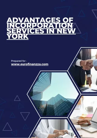 Advantages of Incorporation Services In New York