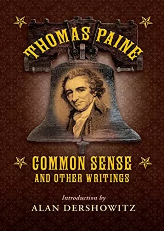 [PDF] Common Sense: and Other Writings