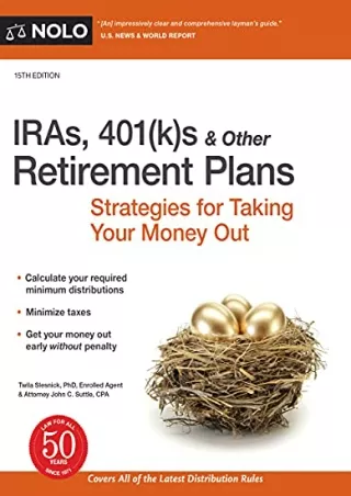 get [PDF] Download IRAs, 401(k)s & Other Retirement Plans: Strategies for Taking Your Money Out