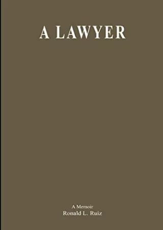 Epub A Lawyer