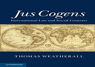 [PDF] Jus Cogens: International Law and Social Contract Full