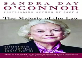 DOWNLOAD️ BOOK (PDF) The Majesty of the Law: Reflections of a Supreme Court Justice