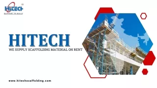 Cuplock System on Hire | Cuplock Scaffolding Hire in Mumbai | Hitech Scaffolding