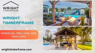 Timber Frame Trellis | Wright Timberframe