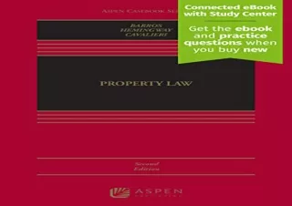 (PDF) Property Law [Connected eBook with Study Center] (Aspen Casebook) Kindle