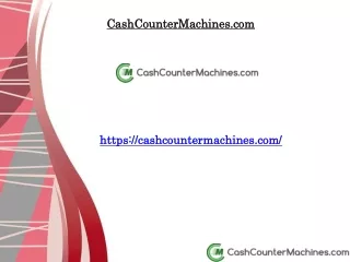 Cash Counting Machine