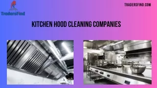 Discover Top Kitchen Hood Cleaning Companies in UAE on TradersFind.com