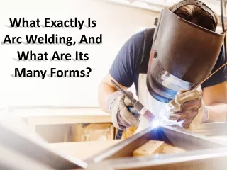 Top Benefits Of ARC Welding Machine