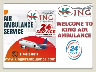 King Air Ambulance Service in Ranchi - Patient Rescue and Transport Services