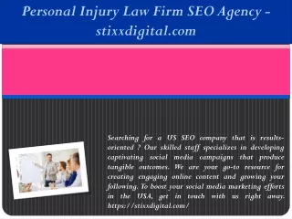 Personal Injury Law Firm SEO Agency - stixxdigital.com