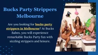 Bucks Party Strippers Melbourne