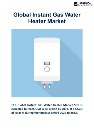 Global Instant Gas Water Heater Market