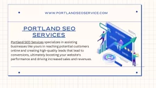 Portland SEO Services