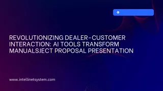 Revolutionizing Dealer-Customer Interaction AI Tools Transform Manuals