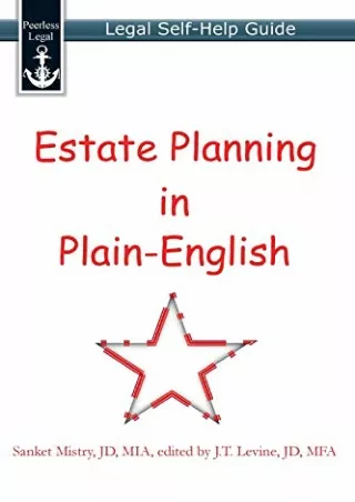 Read ebook [PDF] Estate Planning in Plain-English: Legal Self-Help Guide