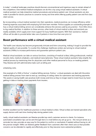 Elevate Your Practice with a Virtual Medical Assistant