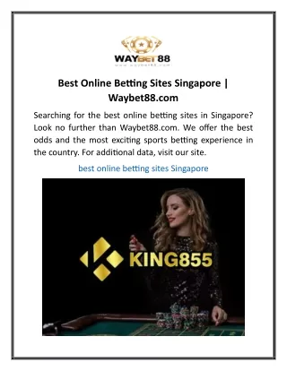 Best Online Betting Sites Singapore