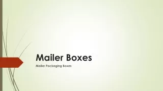 Mailer Boxes 3