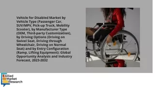 Vehicle for Disabled Market PDF