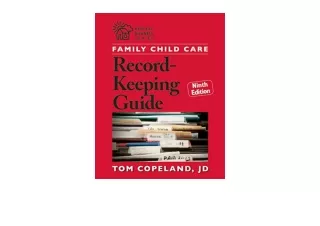 Ebook download Family Child Care Record Keeping Guide Ninth Edition Redleaf Busi