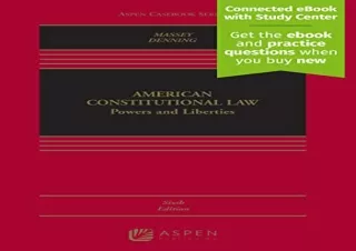 Download American Constitutional Law: Powers and Liberties [Connected eBook with