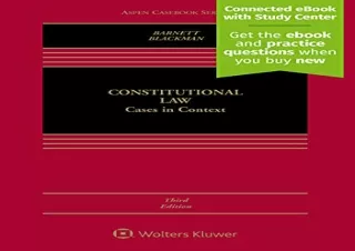 [PDF] Constitutional Law: Cases in Context [Connected eBook with Study Center] (