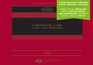 Download Criminal Law: Cases and Materials [Connected eBook with Study Center] (