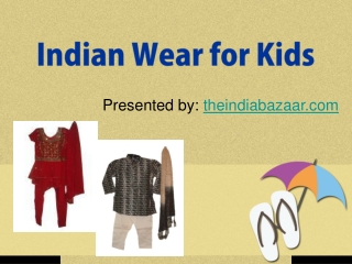 Traditional Indian outfit for kids